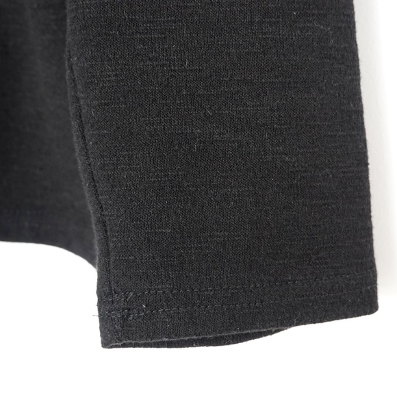 Holt Renfrew/HR2 Woman Black Crew Neck Jersey Sweater Cotton Blend Size M - Picture 2 of 8